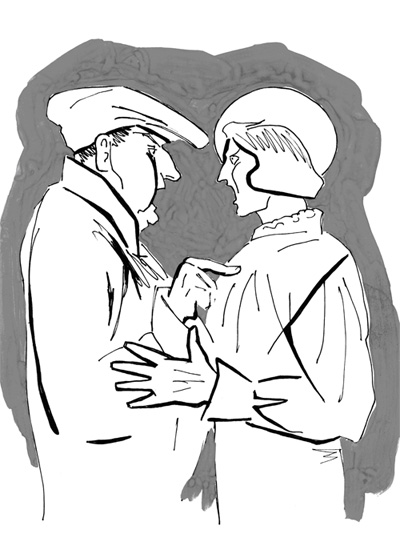 – Отвали от меня, Капулет, старый злыдень писюнявый, ты – уголовник! – Это я уголовник? Еще и старый? Ну, ты попал. Я убью тебя!