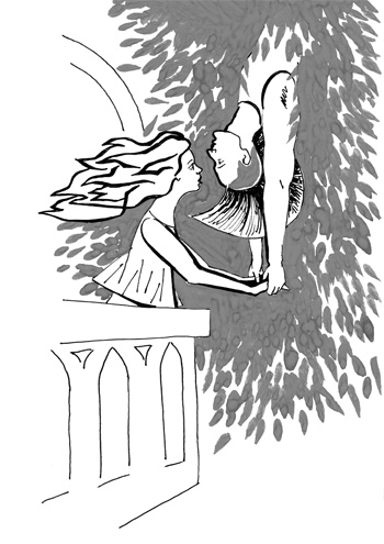 Объяснение Жули и Ромы на балконе